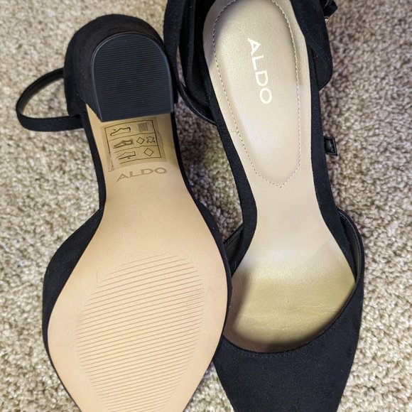 Aldo d'orsay pumps, black suede - Picture 6 of 6